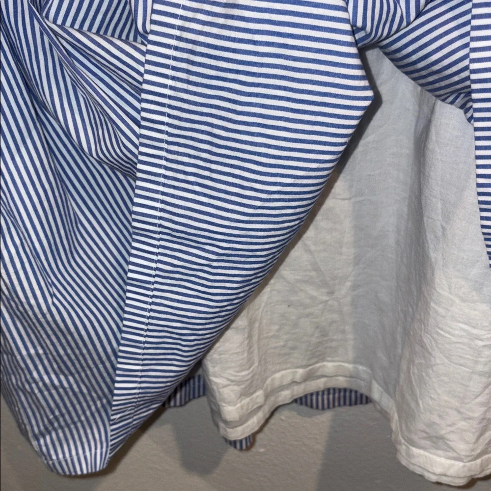 J. Crew Blue Striped Women’s Midi Dress 6